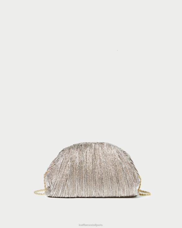 femmes_loeffler_randall_champagne_pochette_dome_plissee_bailey_sacs_8hl8386.jpg femmes Loeffler Randall Champagne pochette dôme plissée Bailey Sacs 8HL8386 - Image 1