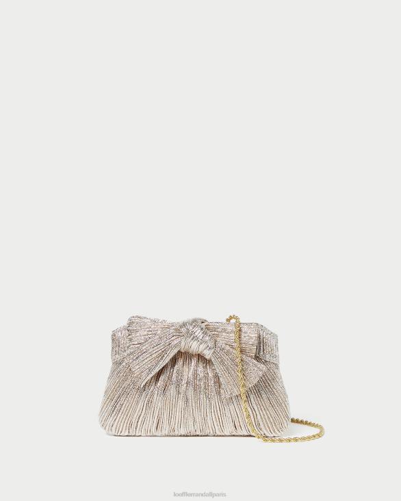femmes Loeffler Randall Champagne pochette rochelle à petit nœud Sacs 8HL8395 - Image 1