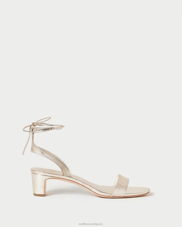 femmes Loeffler Randall Champagne sandale à talon mi-haut jackie chaussures 8HL812 - Image 2