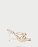 femmes Loeffler Randall Champagne talon à nœud margi chaussures 8HL831 - Image 2