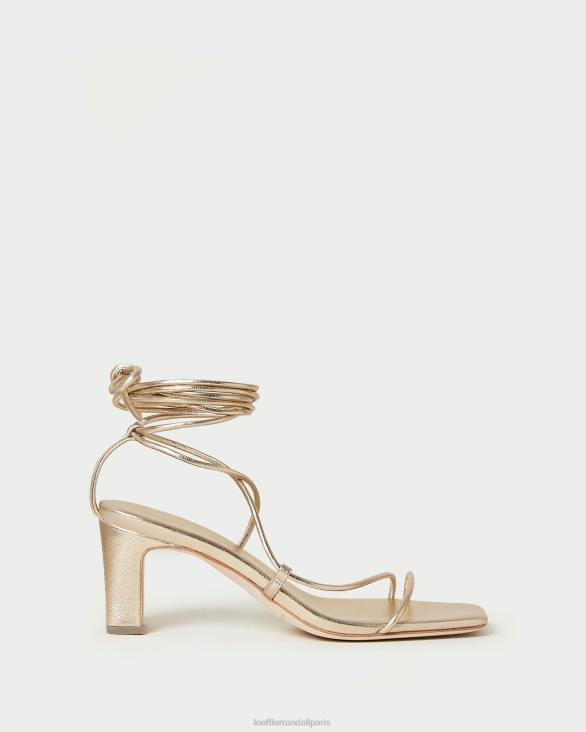 femmes Loeffler Randall Champagne talon enroulé à la cheville cosette chaussures 8HL837 - Image 2