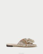 femmes Loeffler Randall Champagne toboggan à arc Daphné chaussures 8HL8124 - Image 2