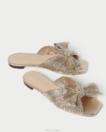 femmes Loeffler Randall Champagne toboggan à arc Daphné chaussures 8HL8124 - Image 3