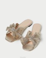 femmes Loeffler Randall Champagne toboggan à arc Daphné chaussures 8HL8124 - Image 4
