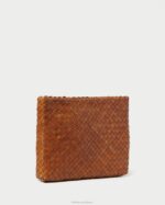 femmes Loeffler Randall Charpente pochette tissée plate Marissa Sacs 8HL8353 - Image 2