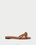 femmes Loeffler Randall Charpente sandale à nœud hadley marron chaussures 8HL8119 - Image 2