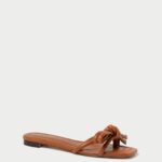 femmes Loeffler Randall Charpente sandale à nœud hadley marron chaussures 8HL8119