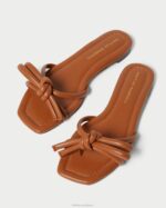 femmes Loeffler Randall Charpente sandale à nœud hadley marron chaussures 8HL8119 - Image 3