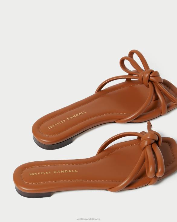 femmes Loeffler Randall Charpente sandale à nœud hadley marron chaussures 8HL8119 - Image 4