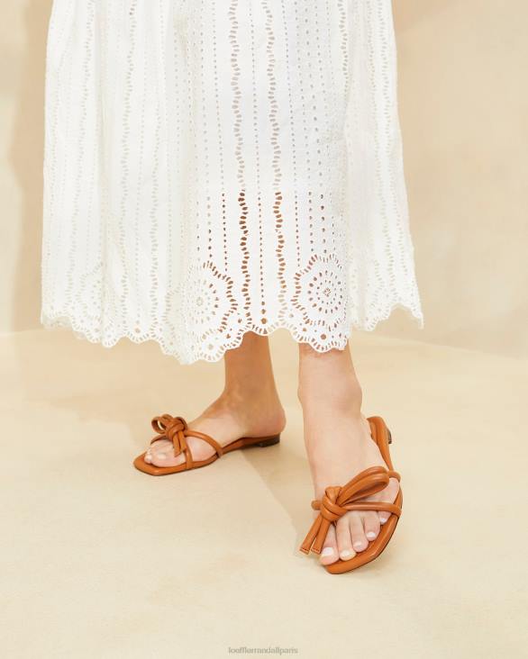femmes Loeffler Randall Charpente sandale à nœud hadley marron chaussures 8HL8119 - Image 5