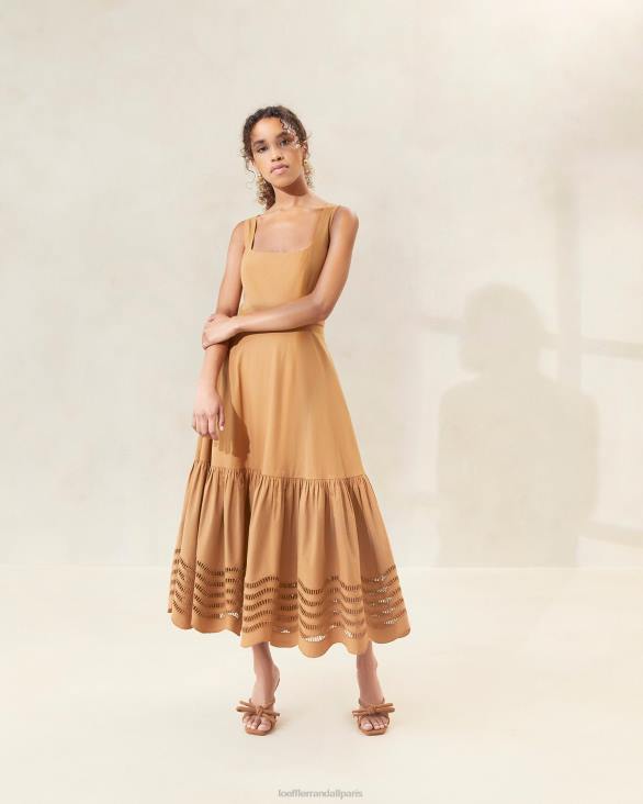 femmes_loeffler_randall_chocolat_robe_midi_brodee_carine_vetements_8hl8197.jpg femmes Loeffler Randall chocolat robe midi brodée carine vêtements 8HL8197 - Image 1