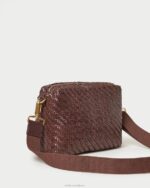 femmes Loeffler Randall chocolat sac photo tressé Patricia Sacs 8HL8327 - Image 2