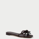 femmes Loeffler Randall chocolat sandale à nœud hadley chaussures 8HL8130