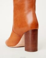 femmes Loeffler Randall Cognac botte haute dorée chaussures 8HL8268 - Image 2