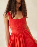 femmes Loeffler Randall coquelicot robe plissée bea vêtements 8HL8180 - Image 2