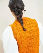 femmes Loeffler Randall coucher de soleil gilet à gros pull Rosie vêtements 8HL8256 - Image 3