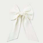 femmes Loeffler Randall crème arc de cheveux surdimensionné cherie accessoires 8HL8160