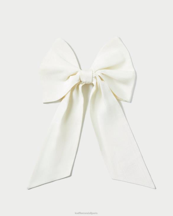 femmes Loeffler Randall crème arc de cheveux surdimensionné cherie accessoires 8HL8160 - Image 1