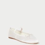 femmes Loeffler Randall crème ballerines Léonie chaussures 8HL8300