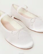 femmes Loeffler Randall crème ballerines Léonie chaussures 8HL8300 - Image 3