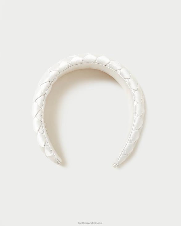 femmes_loeffler_randall_creme_bandeau_tisse_toujours_gonfle_accessoires_8hl8146.jpg femmes Loeffler Randall crème bandeau tissé toujours gonflé accessoires 8HL8146 - Image 1