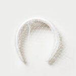 femmes Loeffler Randall crème bandeau voilé Adora accessoires 8HL8149
