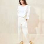 femmes Loeffler Randall crème pantalon de charpentier roy vêtements 8HL8215