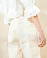 femmes Loeffler Randall crème pantalon de charpentier roy vêtements 8HL8215 - Image 3