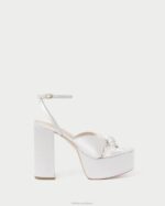 femmes Loeffler Randall crème plateforme de nœuds roz chaussures 8HL847 - Image 2