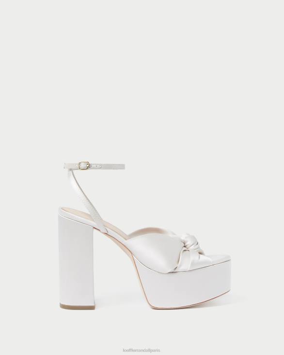 femmes Loeffler Randall crème plateforme de nœuds roz chaussures 8HL847 - Image 2