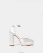 femmes Loeffler Randall crème plateforme fermée selina chaussures 8HL852 - Image 2