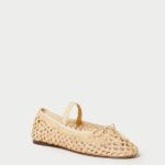 femmes Loeffler Randall crochet naturel ballerines Léonie chaussures 8HL8308