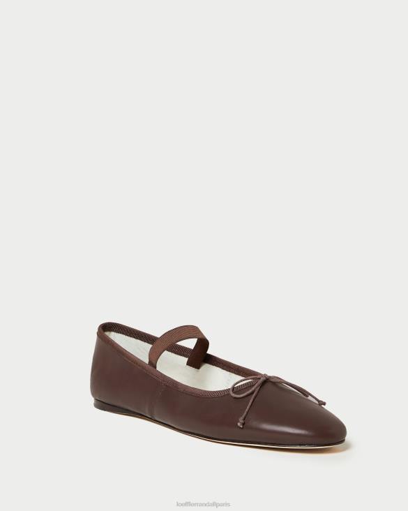 femmes_loeffler_randall_cuir_chocolat_ballerines_leonie_chaussures_8hl8296.jpg femmes Loeffler Randall cuir chocolat ballerines Léonie chaussures 8HL8296 - Image 1