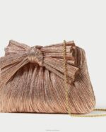 femmes Loeffler Randall dune pochette à nœud Rayne Sacs 8HL8363 - Image 2