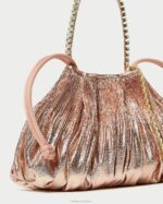 femmes Loeffler Randall dune pochette plissée Layne Sacs 8HL8388 - Image 2