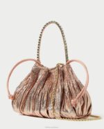 femmes Loeffler Randall dune pochette plissée Layne Sacs 8HL8388 - Image 3
