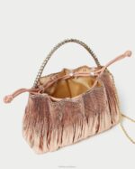 femmes Loeffler Randall dune pochette plissée Layne Sacs 8HL8388 - Image 4