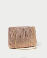 femmes Loeffler Randall dune pochette plissée plate brit Sacs 8HL8366 - Image 2