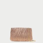 femmes Loeffler Randall dune pochette plissée plate brit Sacs 8HL8366