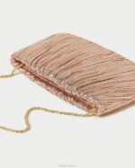 femmes Loeffler Randall dune pochette plissée plate brit Sacs 8HL8366 - Image 3