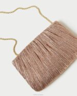 femmes Loeffler Randall dune pochette plissée plate brit Sacs 8HL8366 - Image 4