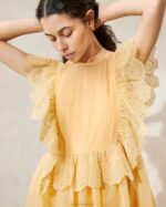 femmes Loeffler Randall dune robe festonnée à broderies Naomi vêtements 8HL8192 - Image 2
