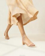 femmes Loeffler Randall dune sandale à talon mi-haut jackie chaussures 8HL854 - Image 5