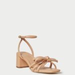femmes Loeffler Randall dune sandale mikel à nœud et talon chaussures 8HL819