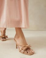 femmes Loeffler Randall dune talon à nœud margi chaussures 8HL838 - Image 5