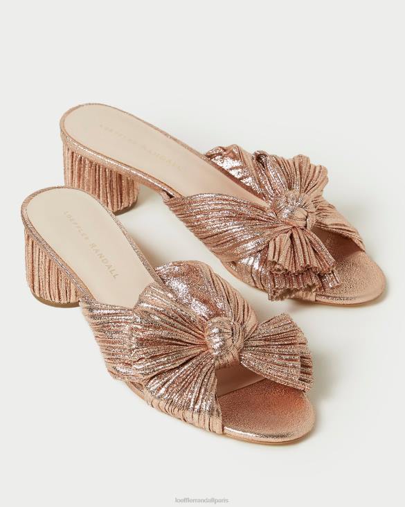 femmes Loeffler Randall dune talon à nœud plissé emilia chaussures 8HL863 - Image 3