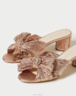 femmes Loeffler Randall dune talon à nœud plissé emilia chaussures 8HL863 - Image 4