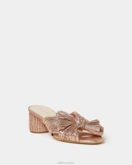 femmes Loeffler Randall dune talon à nœud plissé emilia chaussures 8HL863