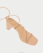 femmes Loeffler Randall dune talon enroulé à la cheville cosette chaussures 8HL877 - Image 3