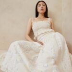 femmes Loeffler Randall écru haut smocké anita vêtements 8HL8251